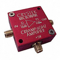 Crystek Corporation - CRBAMP-100-6000 - AMPLIFIER 100MHZ-6GHZ 5V REDBOX