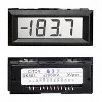 C-TON Industries - DK503 - VOLTMETER 200MVDC LCD PANEL MT