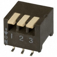 CTS Electrocomponents - 193-3MSR - SWITCH PIANO DIP SPST 50MA 24V