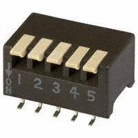 CTS Electrocomponents - 193-5MSR - SWITCH PIANO DIP SPST 50MA 24V
