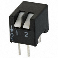 CTS Electrocomponents - 195-2MST - SWITCH PIANO DIP SPST 50MA 24V