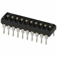CTS Electrocomponents - 209-10MS - SWITCH SLIDE DIP SPST 100MA 20V