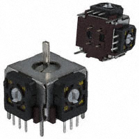 CTS Electrocomponents - 252A104B60NB - POT JOYSTICK 100K OHM W/SWITCH