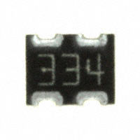 CTS Resistor Products - 743C043334JTR - RES ARRAY 2 RES 330K OHM 1008