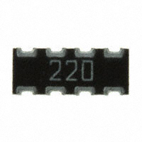 CTS Resistor Products - 743C083220JP - RES ARRAY 4 RES 22 OHM 2008