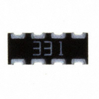 CTS Resistor Products - 743C083331JP - RES ARRAY 4 RES 330 OHM 2008