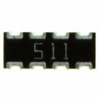 CTS Resistor Products - 743C083511JP - RES ARRAY 4 RES 510 OHM 2008