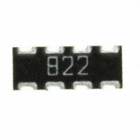 CTS Resistor Products - 743C083822JTR - RES ARRAY 4 RES 8.2K OHM 2008