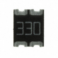 CTS Resistor Products - 744C043330JP - RES ARRAY 2 RES 33 OHM 1210