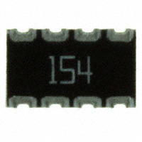 CTS Resistor Products - 744C083154JP - RES ARRAY 4 RES 150K OHM 2012