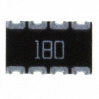 CTS Resistor Products - 744C083180JTR - RES ARRAY 4 RES 18 OHM 2012