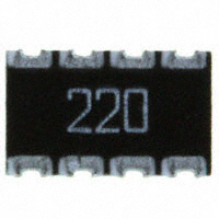 CTS Resistor Products - 744C083220JP - RES ARRAY 4 RES 22 OHM 2012