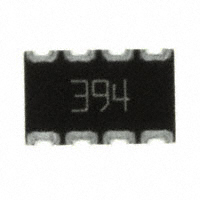 CTS Resistor Products - 744C083394JTR - RES ARRAY 4 RES 390K OHM 2012