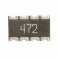 CTS Resistor Products - 744C083472JP - RES ARRAY 4 RES 4.7K OHM 2012