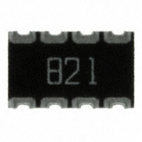 CTS Resistor Products - 744C083821JP - RES ARRAY 4 RES 820 OHM 2012