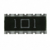 CTS Resistor Products - 745C101101JTR - RES ARRAY 8 RES 100 OHM 2512