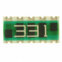 CTS Resistor Products - 745C101331JP - RES ARRAY 8 RES 330 OHM 2512
