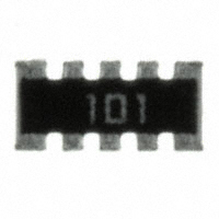 CTS Resistor Products - 746X101101J - RES ARRAY 8 RES 100 OHM 1206