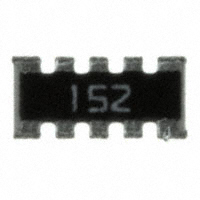 CTS Resistor Products - 746X101152JP - RES ARRAY 8 RES 1.5K OHM 1206