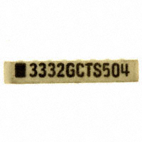 CTS Resistor Products - 752083332G - RES ARRAY 4 RES 3.3K OHM 8SRT
