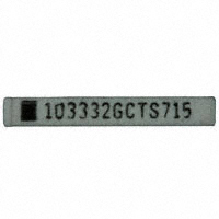 CTS Resistor Products - 752103332G - RES ARRAY 5 RES 3.3K OHM 10SRT