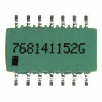 CTS Resistor Products - 768141152G - RES ARRAY 13 RES 1.5K OHM 14SOIC