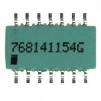 CTS Resistor Products - 768141154G - RES ARRAY 13 RES 150K OHM 14SOIC