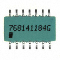 CTS Resistor Products - 768141184G - RES ARRAY 13 RES 180K OHM 14SOIC
