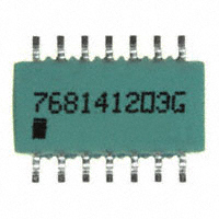 CTS Resistor Products - 768141203G - RES ARRAY 13 RES 20K OHM 14SOIC