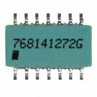 CTS Resistor Products - 768141272G - RES ARRAY 13 RES 2.7K OHM 14SOIC