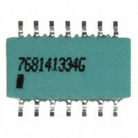 CTS Resistor Products - 768141334G - RES ARRAY 13 RES 330K OHM 14SOIC