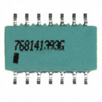CTS Resistor Products - 768141393G - RES ARRAY 13 RES 39K OHM 14SOIC