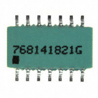 CTS Resistor Products - 768141821G - RES ARRAY 13 RES 820 OHM 14SOIC