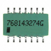 CTS Resistor Products - 768143274G - RES ARRAY 7 RES 270K OHM 14SOIC