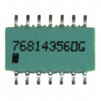 CTS Resistor Products - 768143560G - RES ARRAY 7 RES 56 OHM 14SOIC