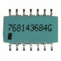 CTS Resistor Products - 768143684G - RES ARRAY 7 RES 680K OHM 14SOIC