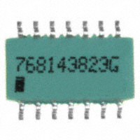 CTS Resistor Products - 768143823G - RES ARRAY 7 RES 82K OHM 14SOIC