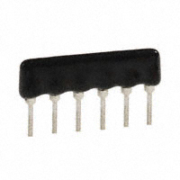 CTS Resistor Products - 77063103 - RES ARRAY 3 RES 10K OHM 6SIP