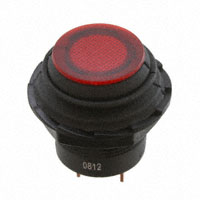 CW Industries - GPB553B201BR - SWITCH PUSHBUTTON SPST 10A 14V