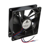 Delta Electronics - AFB0912H-F00 - FAN AXIAL 92X25.4MM 12VDC WIRE