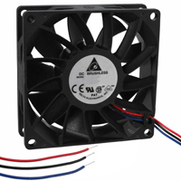 Delta Electronics - FFB0812SH-RR0 - FAN AXIAL 80X25.4MM 12VDC WIRE