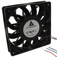Delta Electronics - FFB1224HH-R00 - FAN AXIAL 120X25.4MM 24VDC WIRE