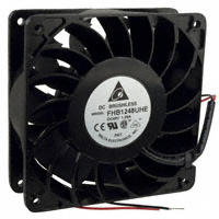 Delta Electronics - FHB1248UHE - FAN AXIAL 120X38MM 48VDC WIRE
