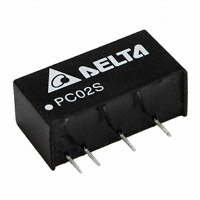 Delta Electronics - PC02D0505A - DCDC CONVERTER +/-5VOUT 1W