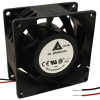 Delta Electronics - PFB0812DHE-T500 - FAN AXIAL 80X38MM 12VDC WIRE