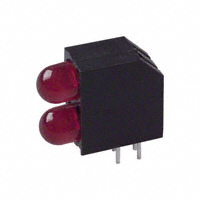 Dialight - 5520211F - LED 2HI 5MM RT ANG RED PC MNT