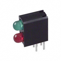Dialight - 5530121 - LED 2HI 3MM GREEN OVER RED PCMNT