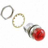 Dialight - 5563505324F - LED 1" DOME RED PMI 125V C1D2