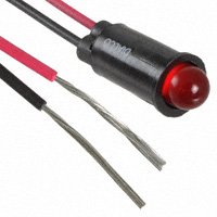 Dialight - 5592101023F - LED PMI SNAP-IN RED PVC FREE