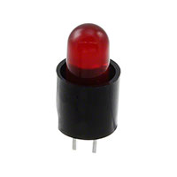 Dialight - 5611101050F - LED 5MM VERT LOW CUR RED PC MNT